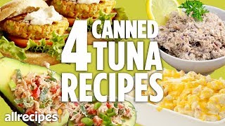 4 Canned Tuna Recipes  Recipe Compilations  Allrecipescom [upl. by Llenram430]