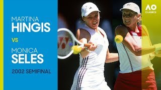 Martina Hingis v Monica Seles  Australian Open 2002 Semifinal  AO Classics [upl. by Glanville490]