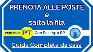 COME PRENOTARE ALLE POSTE  Ticket per saltare la fila [upl. by Arathorn]