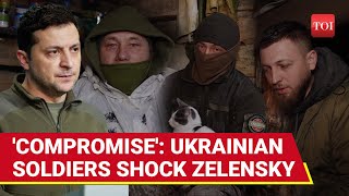 If You Dont Compromise Ukrainian Soldiers Enraged After ZelenskyTrump Fight [upl. by Euf]