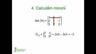 Matrice inversabile  exemplu rezolvat  Algebra cls a 11a [upl. by Esidnac]