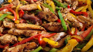 Chicken Fajitas Recipe [upl. by Aratehs]