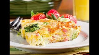 Broccoli and Ham Quiche [upl. by Odnavres]