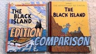 TINTIN Edition Comparison The Black Island 1943 vs The Black Island 1966 Part 1 of 2 [upl. by Ardyaf379]