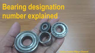 Bearing designation numbers  code explained [upl. by Nuahsed107]