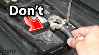 Never Disconnect Your Car Battery Like This Learn From My Mistake [upl. by Joelynn]