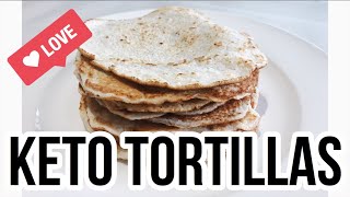 🌮 TORTILLAS KETO CON 2 INGREDIENTES en 10 MINUTOS  Low Carb Taco Tortilla  Manu Echeverri [upl. by Ikceb]