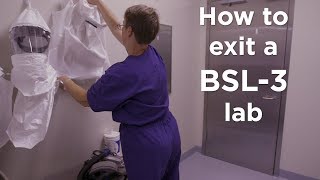 Biosafety Level 3 Lab Exit [upl. by Salvidor]