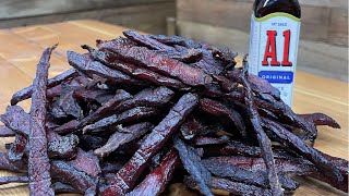 I Made the Best A1 Steakhouse Beef Jerky Recipe from Start to Finish [upl. by Yolande]