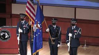 The NRO Joint Honor Guard Performs the Posting of the Colors  2020 [upl. by Slocum]