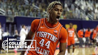 No 4 Illinois dominates No 2 Michigan HIGHLIGHTS  ESPN College Basketball [upl. by Noraa]