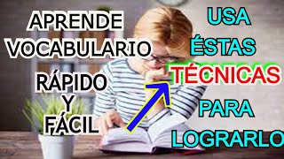 10 TIPS PARA APRENDER VOCABULARIO EN INGLÉS [upl. by Ihn]