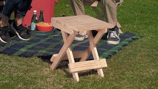 How to Build a Folding Stool  Saturday Morning Workshop [upl. by Torin413]