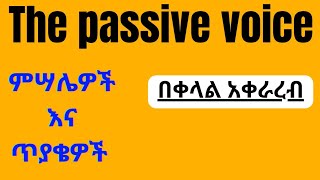 Active amp passive  ከምርጥ ማብራሪያ [upl. by Troxell]