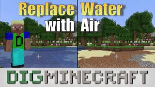 Replace Water with Air in Minecraft [upl. by Rez]