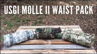 USGI Molle II Waist Pack Overview [upl. by Llenyar789]