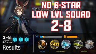 【明日方舟Arknights】28  Low LvlRarity Squad  Arknights Strategy [upl. by Atinrehs]