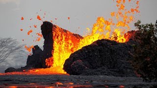 Scenes from the Volcanic Eruption in Hawaii Lava Ash and Toxic Fumes [upl. by Dot]