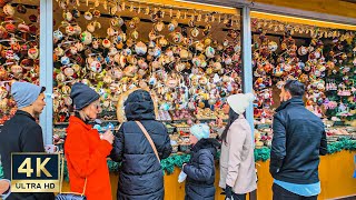 Vienna Christmas Market 4K Rathausplatz Day Walking Tour 2023 [upl. by Daffi]