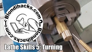 Metal Lathe Tutorial 5 Turning [upl. by Aramenta40]