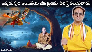 ఆ ఆలయంలో ఆంజనేయ జీవ ప్రతిమ ఉంది  Sri Ram Sharan Maharaj  Buddham  Nanduri Srinivas [upl. by Nide]