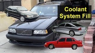 Volvo coolant system fill and top off  VOTD [upl. by Birk47]