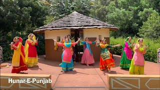 Giddha Boliyan  Punjabi Folk Dance  Ladies Sangeet Wedding Dance  HunarEPunjab Group  Sydney [upl. by Griffy201]