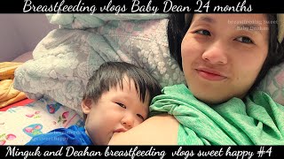 4 Breastfeeding vlogs  After breastfeeding the baby learns to brush his teeth [upl. by Nuahc]