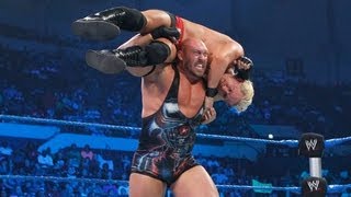 Ryback vs local athlete SmackDown  April 10 2012 [upl. by Omoj]