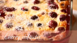 Traditional cherry clafoutis  Video recipe [upl. by Notnirt810]