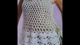 Crochet floral edge Cami  Tank Top Part 1  Yolanda Soto Lopez [upl. by Junius950]