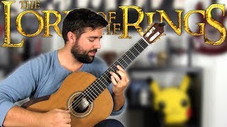 THE LORD OF THE RINGS Concerning Hobbits Shire Theme  Classical Guitar Cover [upl. by Pozzy]