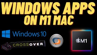 Install Windows Apps and Games Steam On Apple Silicon  CrossOver WINE M1 Mac Tutorial OLD [upl. by Anirroc]