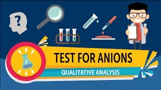 Qualitative Analysis  Test for Anions [upl. by Ibur]