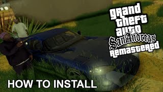 How to install GTA San Andreas Remastered PC  HD Textures and HD Graphics [upl. by Cardew]