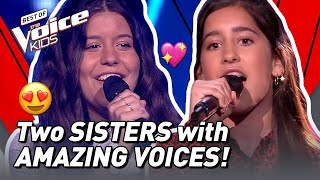 Talented SISTERS get an ALLCHAIR TURN in The Voice Kids 😍 The Voice Stage 41 [upl. by Elaval]