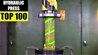 Top 100 Best Hydraulic Press Moments VOL 2  Satisfying Crushing Compilation [upl. by Elleinet]