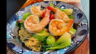 Spicy Shrimp Chow Mein Recipe That Anyone Can Make [upl. by Dualc]