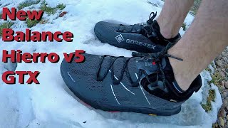 New Balance Hierro v5 GTX Review [upl. by Lika]