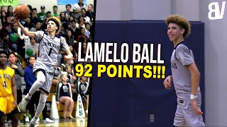 The Full Game LaMelo Ball Scored 92 Chino Hills DESTROYS Los Osos AGAIN FULL HIGHLIGHTS [upl. by Yerffe588]