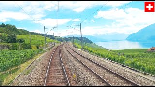 ★ 4K reupload Geneva  Bern  Lucerne cab ride speeds up to 200kmh 072020 [upl. by Thilde45]