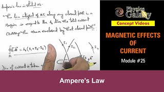 Class 12 Physics  Magnetic field  25 Amperes Law  For JEE amp NEET [upl. by Brice846]