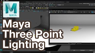 Maya Three Point Lighting Tutorial for Rendering 3D Models [upl. by Dhiman]