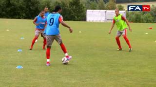 England Under 19s Training Session [upl. by Dehnel]