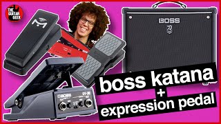 How to use use an expression pedal with your Katana MKII  UNLOCK THAT POWER [upl. by Felicie]