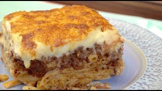 Pastitsio my Dads amazing  Greek Lasagna  Christine Cushing [upl. by Pitt]