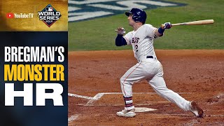 Astros Alex Bregman launches MONSTER 2run shot to tie up World Series Game 2 in 1st inning [upl. by Marc]