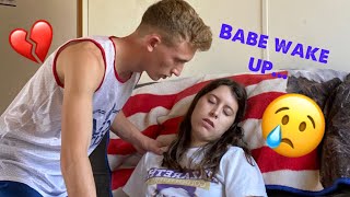 Pass Out Prank On Boyfriend Gone Too Far [upl. by Eciryt]