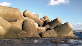 Tetrapod Coastal protection by BETONBLOCK® [upl. by Fabiola]