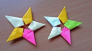 Origami Easy  Origami Star From postit note [upl. by Eteragram244]